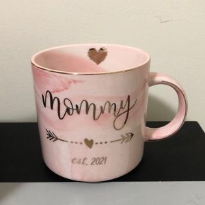 Vilight Home Mommy Mug Marble Ceramic Mug